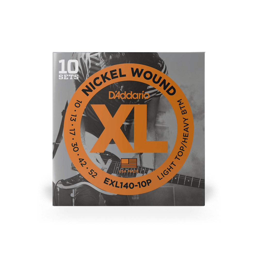 D'Addario EXL140-10P 10 Set Electric Guitar Strings - 10-52 - Joondalup Music Centre