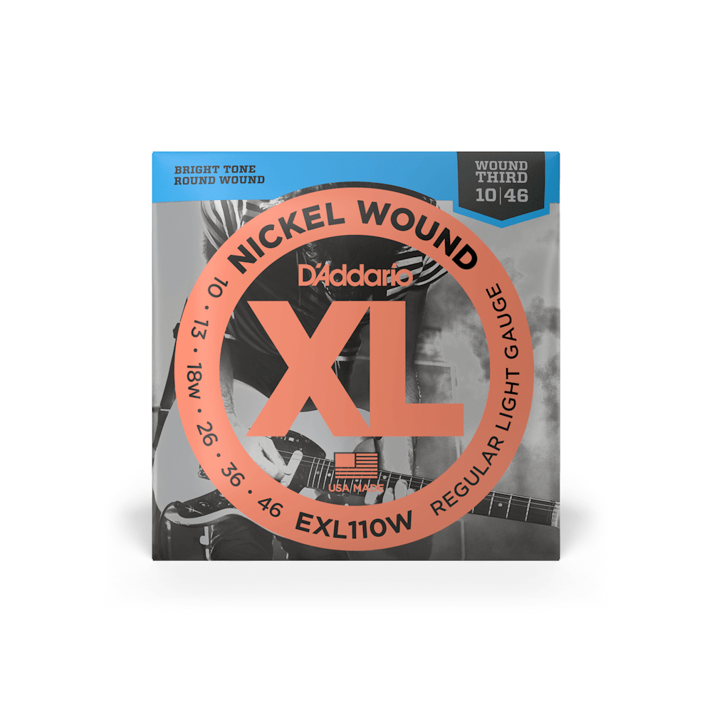DAddario EXL110W Electric Guitar Strings - 10-46 (Wound 3rd) - Joondalup Music Centre