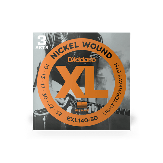 DAddario EXL140 Electric Guitar Strings 3 Pack - 10-52 - Joondalup Music Centre