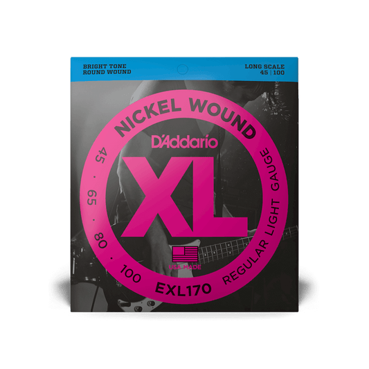 DADDARIO EXL170 BASS STRINGS - 45-100 - Joondalup Music Centre
