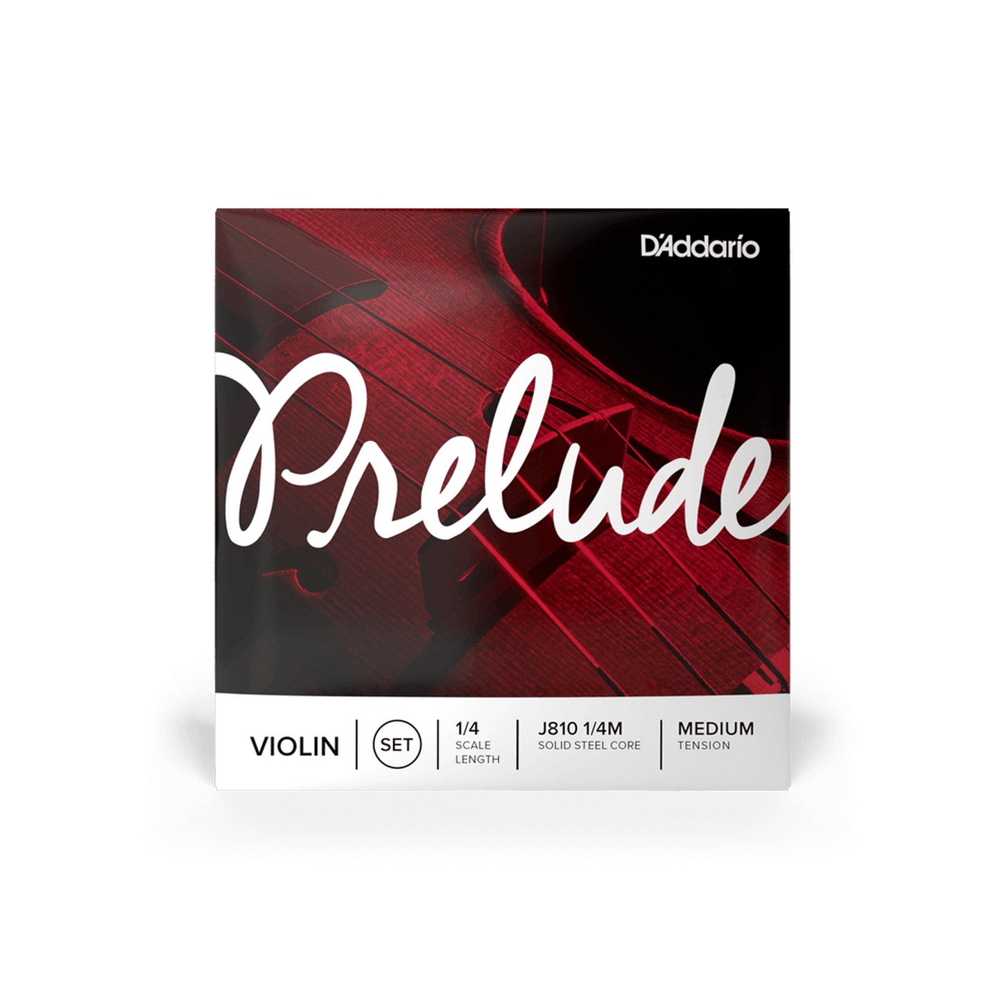 DAddario Prelude Violin Strings - 1/4 Medium - Joondalup Music Centre