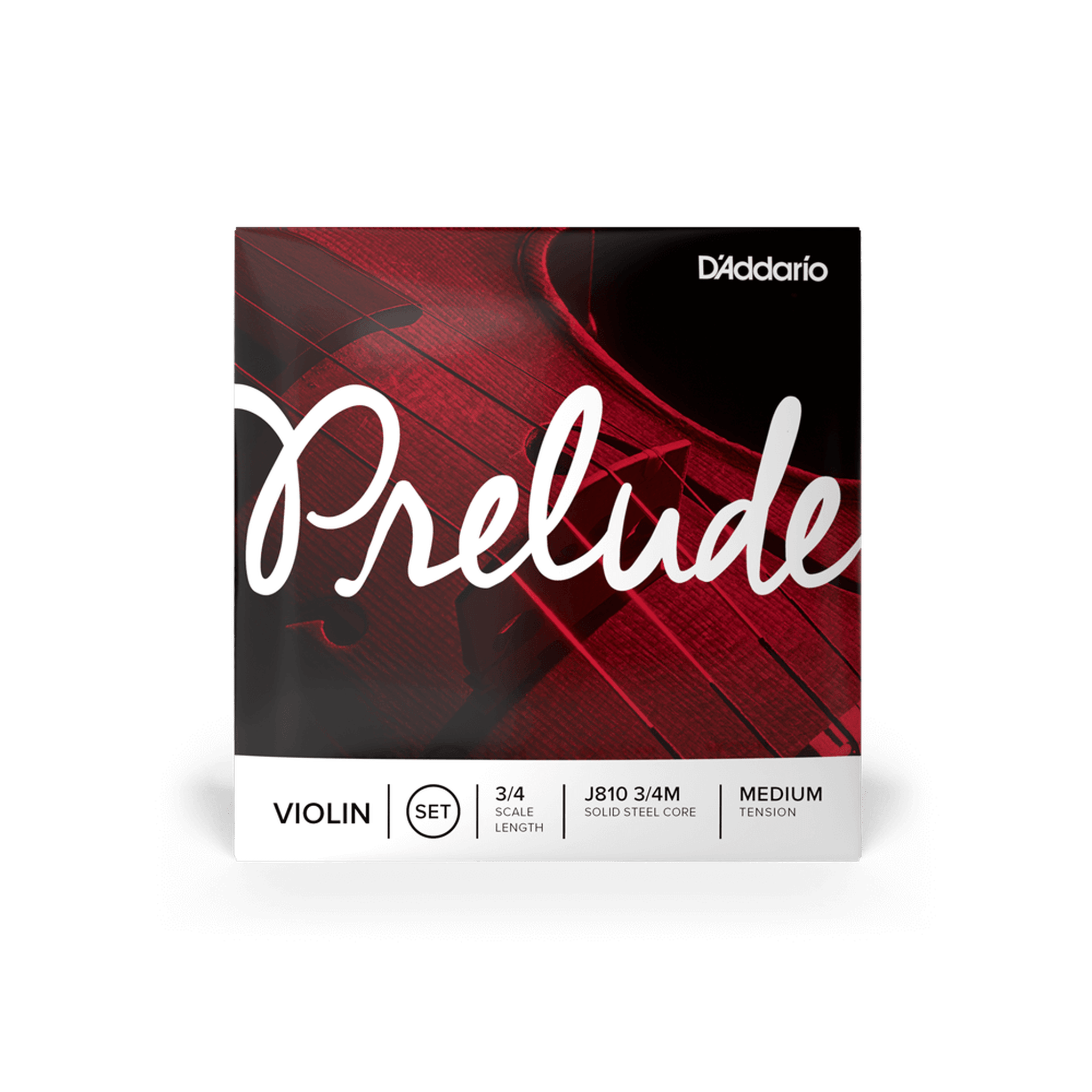 DAddario Prelude Violin Strings - 3/4 Medium