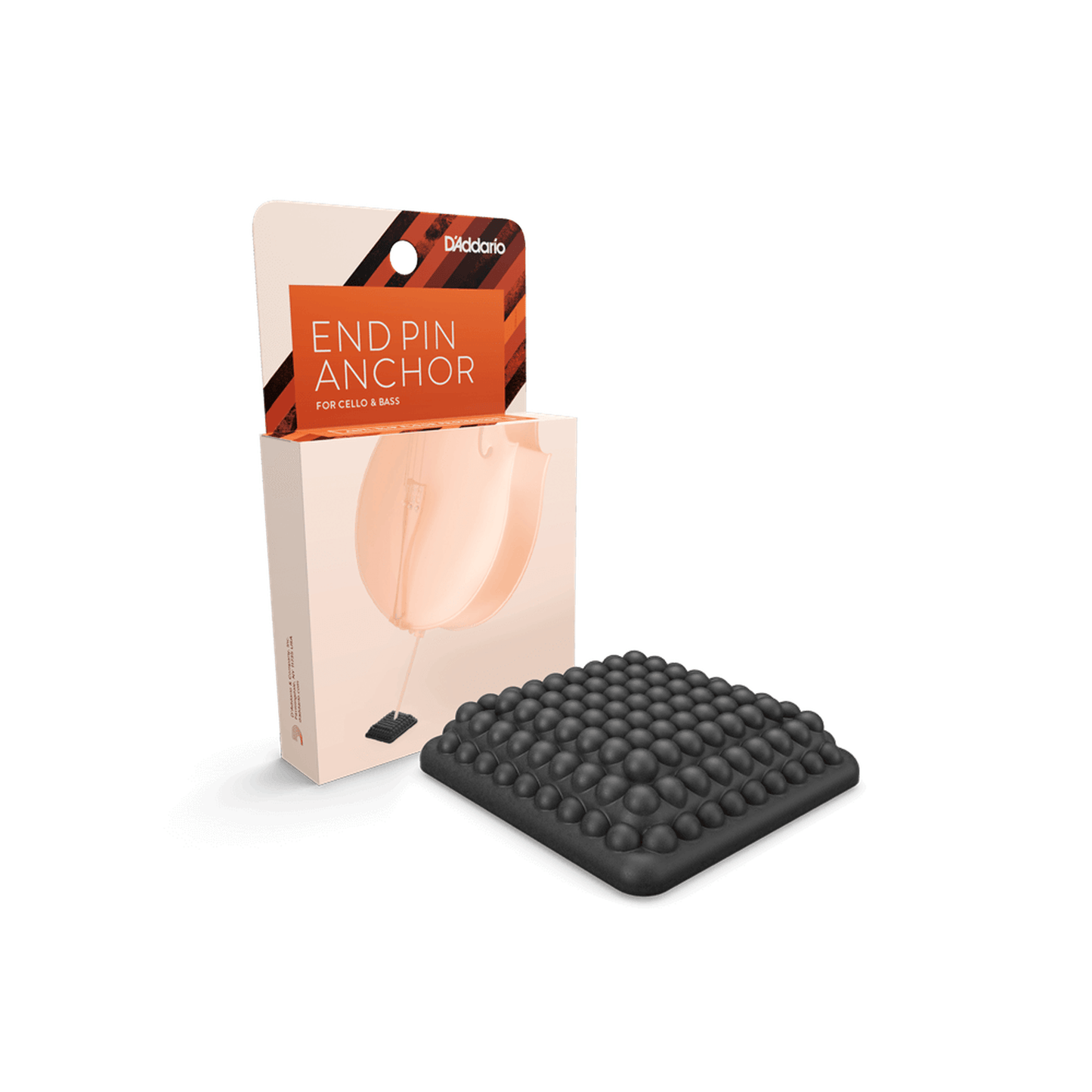 D'Addario End Pin Anchor - Black