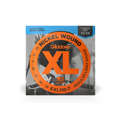 DAddario EXL110-7 7 String Electric Guitar Strings - 10-59