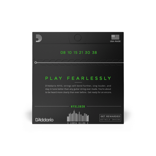 DAddario NYXL Electric Guitar Strings - 8-38-STRINGS-Joondalup Music Centre