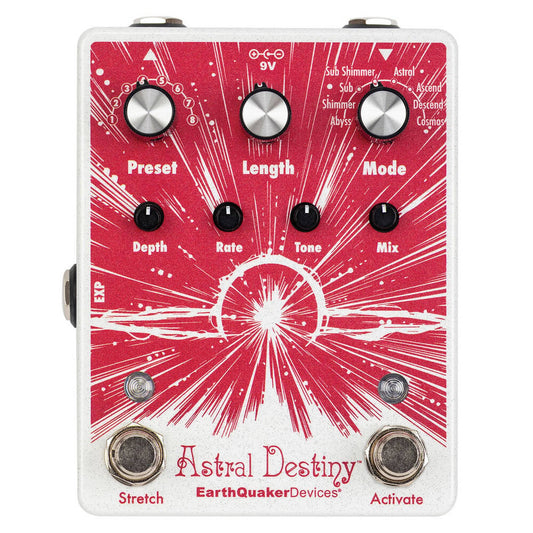 Earthquaker Devices Astral Destiny Octave Reverb Effects Pedal - Joondalup Music Centre