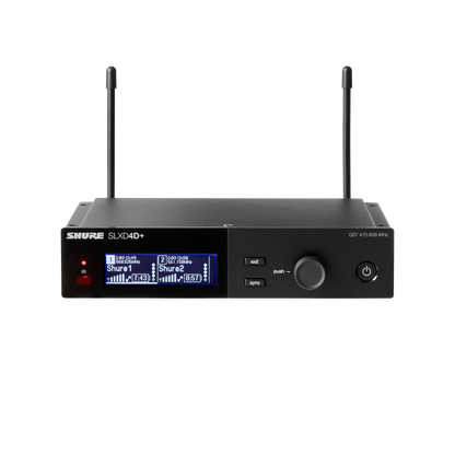 Shure SLXD24D+ B58 H58 Wireless Digital Handheld System Dual Channel