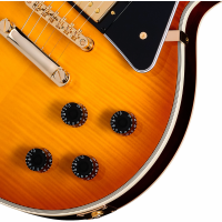 Epiphone Les Paul Custom Figured Electric Guitar - Iced Tea Burst inc. Bag