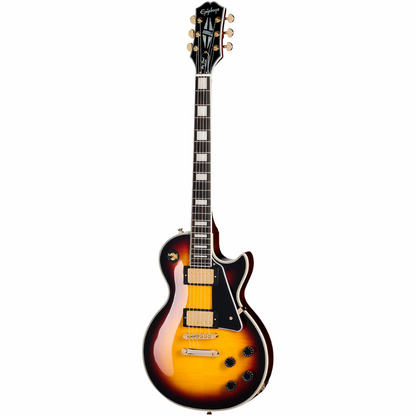 Epiphone Les Paul Custom Figured Electric Guitar - Triburst inc. Bag