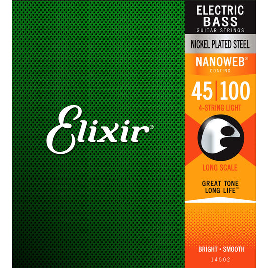 Elixir Nanoweb Bass Strings - 45-100 - Joondalup Music Centre