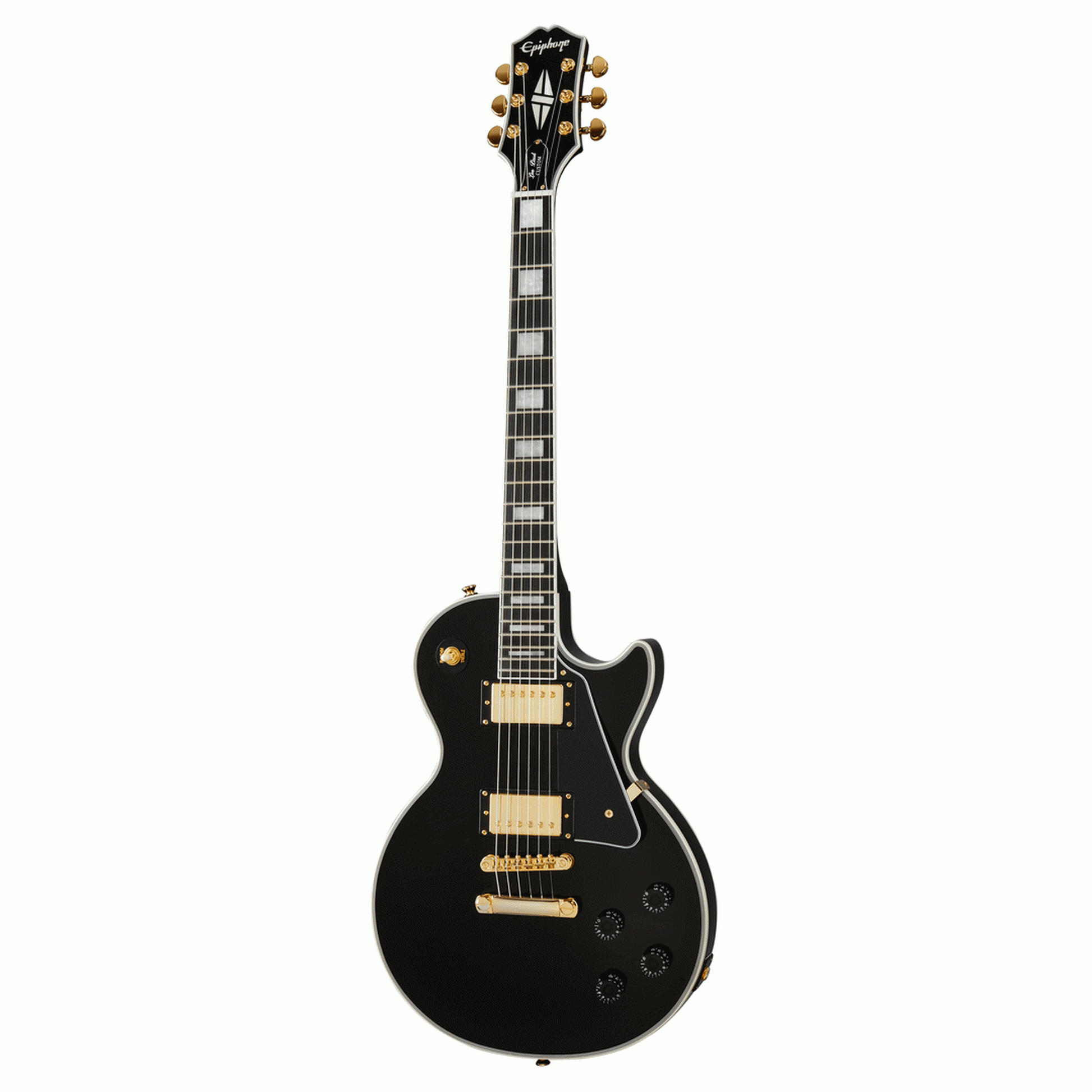 EPIPHONE LES PAUL CUSTOM ELECTRIC GUITAR - EBONY - Joondalup Music Centre