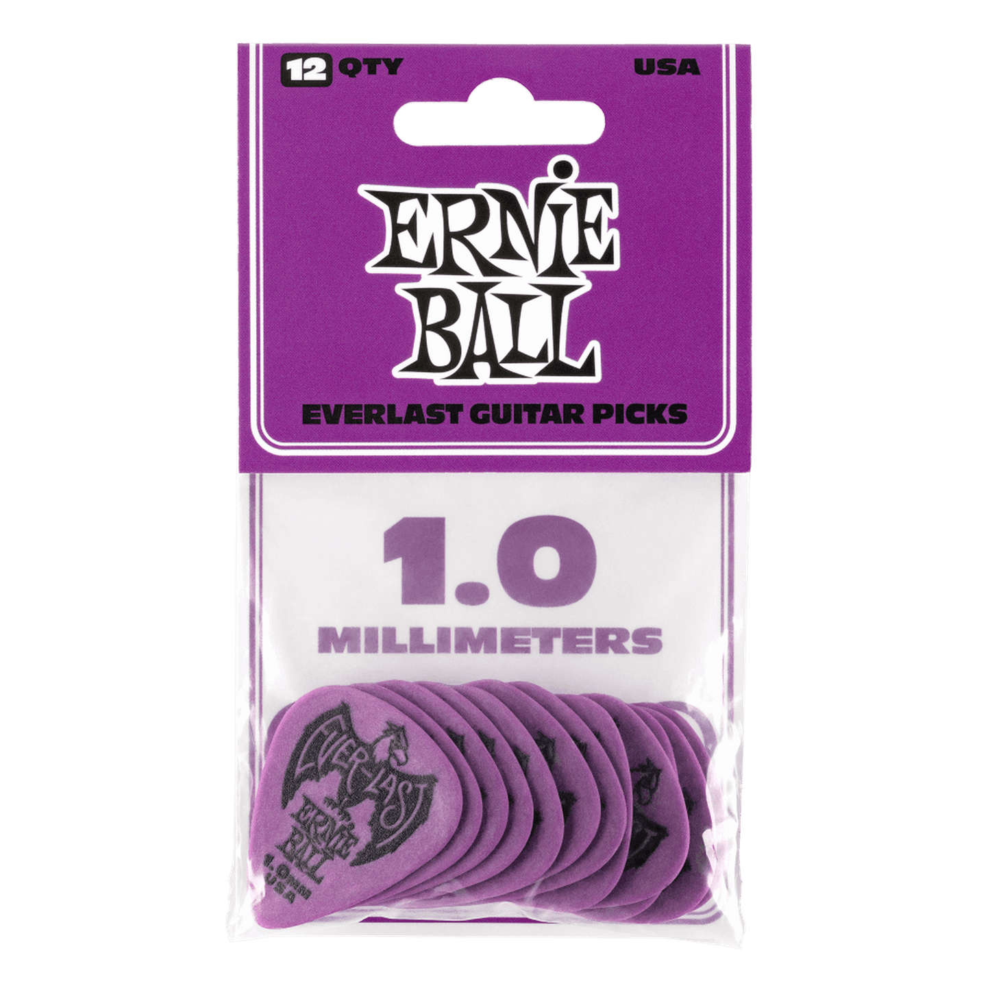 Ernie Ball Picks Everlast 1mm Purple - Joondalup Music Centre