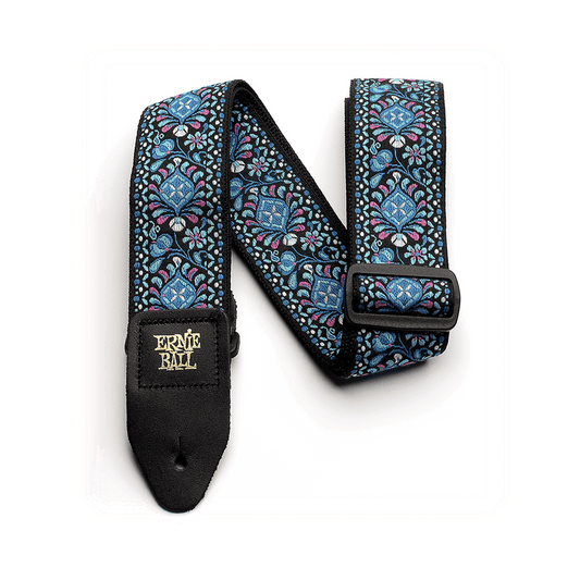 Ernie Ball Classic Jacquard Guitar Strap - Indigo Orchid - Joondalup Music Centre