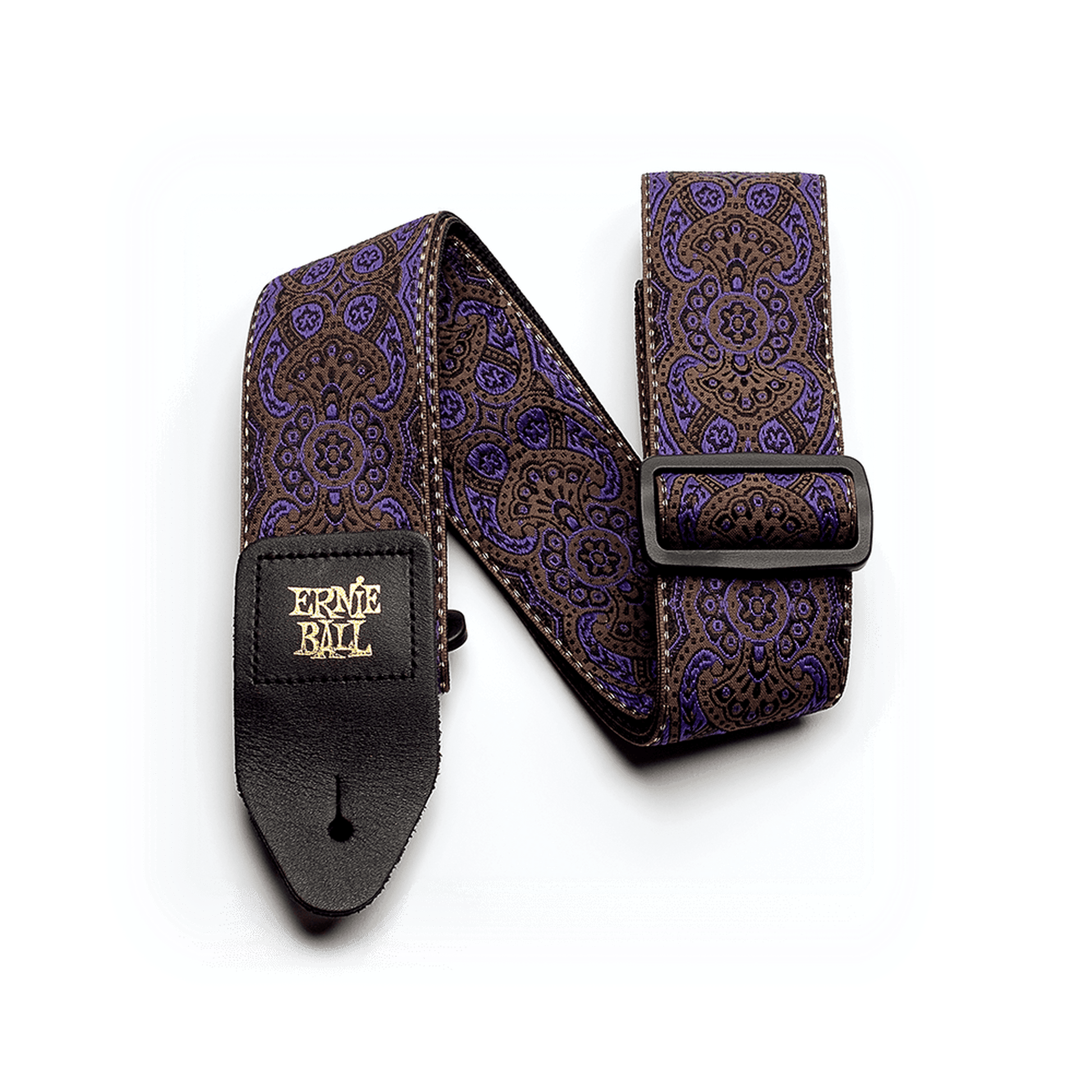 Ernie Ball Classic Jacquard Guitar Strap - Purple Paisley - Joondalup Music Centre