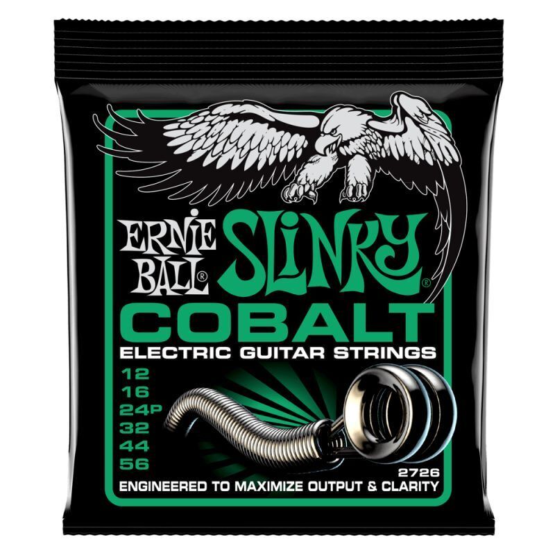 ERNIE BALL COBALT NOT EVEN SLINKY ELECTRIC GUITAR STRINGS - 12-56 - Joondalup Music Centre