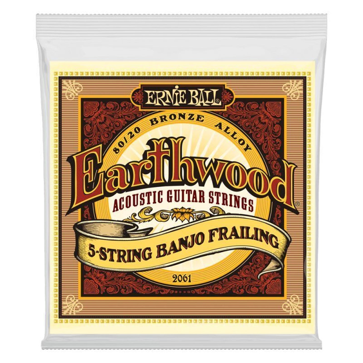 Ernie Ball Earthwood Loop End 80/20 5-String Banjo Strings - 10-24 - Joondalup Music Centre