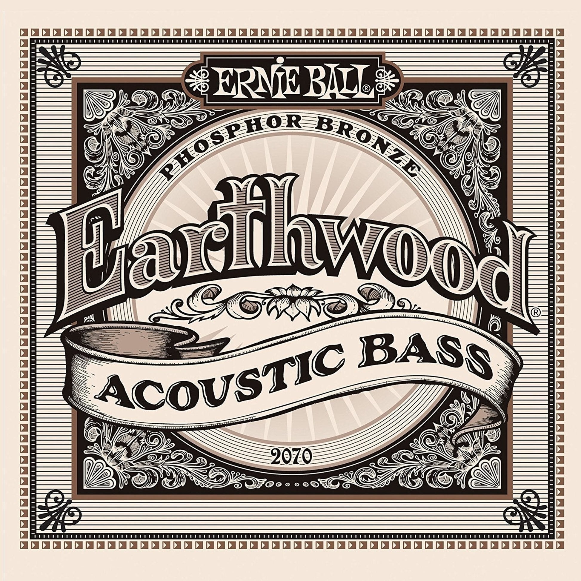 Ernie Ball Earthwood Phosphor Bronze Acoustic Bass Strings - 45-95 - Joondalup Music Centre