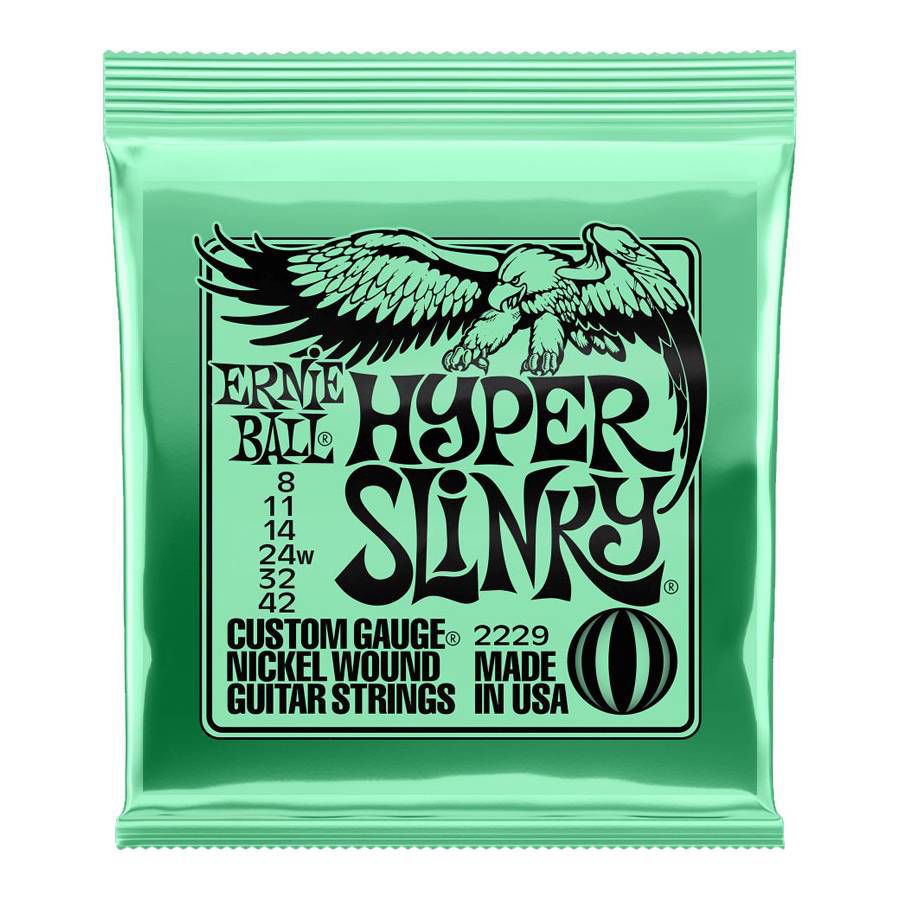 Ernie Ball Hyper Slinky Electric Guitar Strings - 8-42 - Joondalup Music Centre