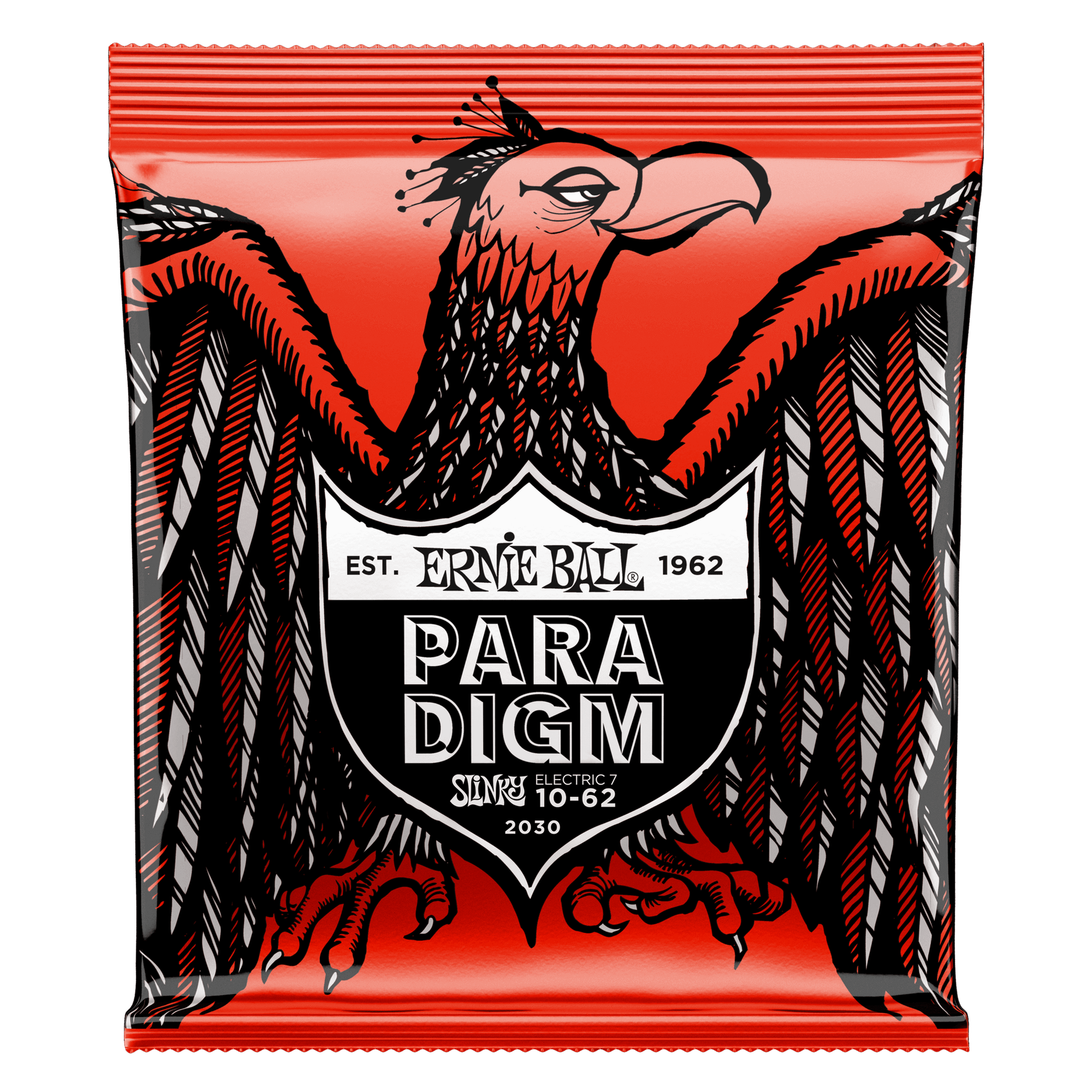 Ernie Ball Paradigm Skinny Top Heavy Bottom 7-String Electric Guitar Strings - 10-62 - Joondalup Music Centre