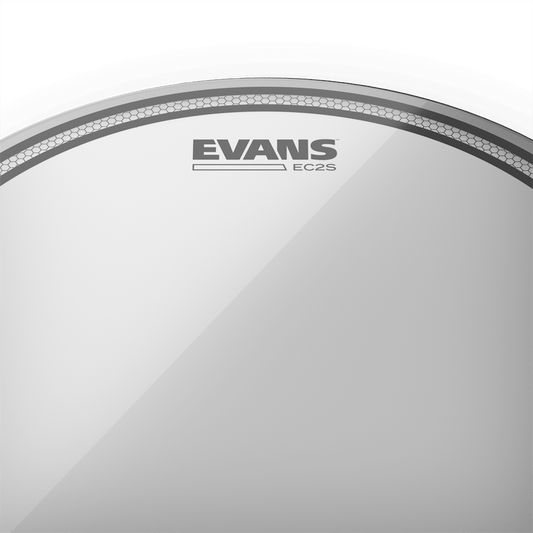 EVANS EC2 CLEAR DRUM HEAD, 6 INCH - Joondalup Music Centre