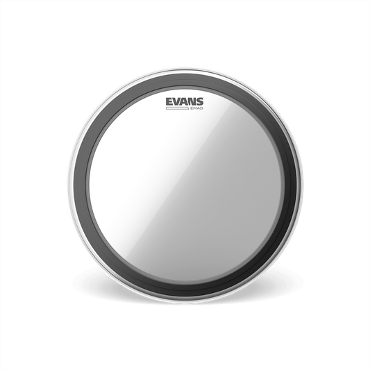 EVANS EMAD CLEAR BASS DRUM HEAD, 20 INCH - Joondalup Music Centre