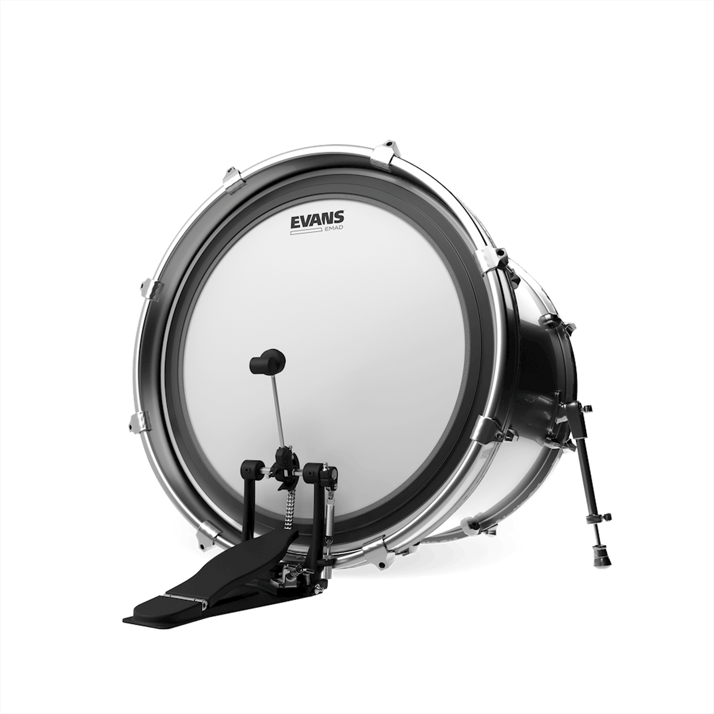 EVANS EMAD COATED WHITE BASS DRUM HEAD, 18 INCH - Joondalup Music Centre