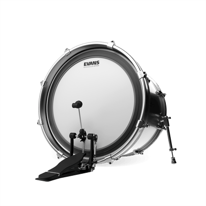 EVANS EMAD COATED WHITE BASS DRUM HEAD, 26 INCH - Joondalup Music Centre