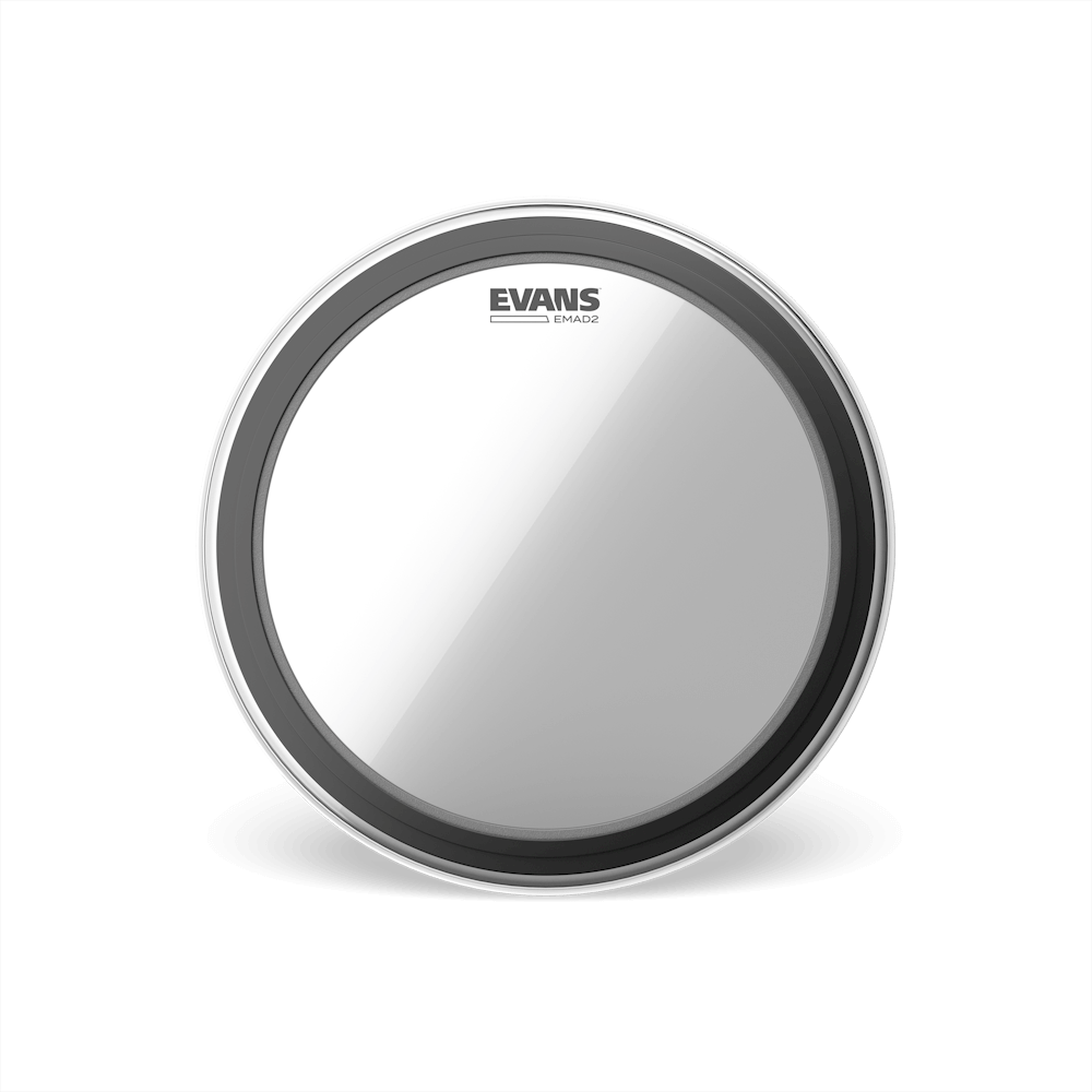 EVANS EMAD2 CLEAR BASS DRUM HEAD, 18 INCH - Joondalup Music Centre