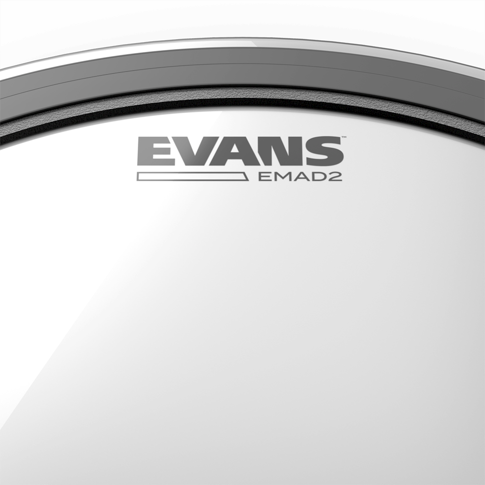 EVANS EMAD2 CLEAR BASS DRUM HEAD, 18 INCH - Joondalup Music Centre