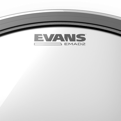 EVANS EMAD2 CLEAR BASS DRUM HEAD, 18 INCH - Joondalup Music Centre