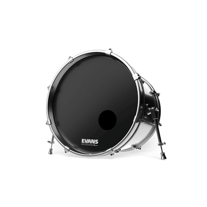 EVANS EQ3 RESONANT BLACK BASS DRUM HEAD, 22 INCH - Joondalup Music Centre