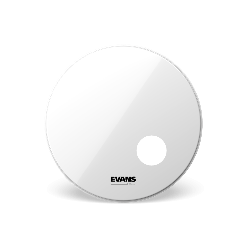 EVANS EQ3 RESONANT SMOOTH WHITE BASS DRUM HEAD, 20 INCH - Joondalup Music Centre