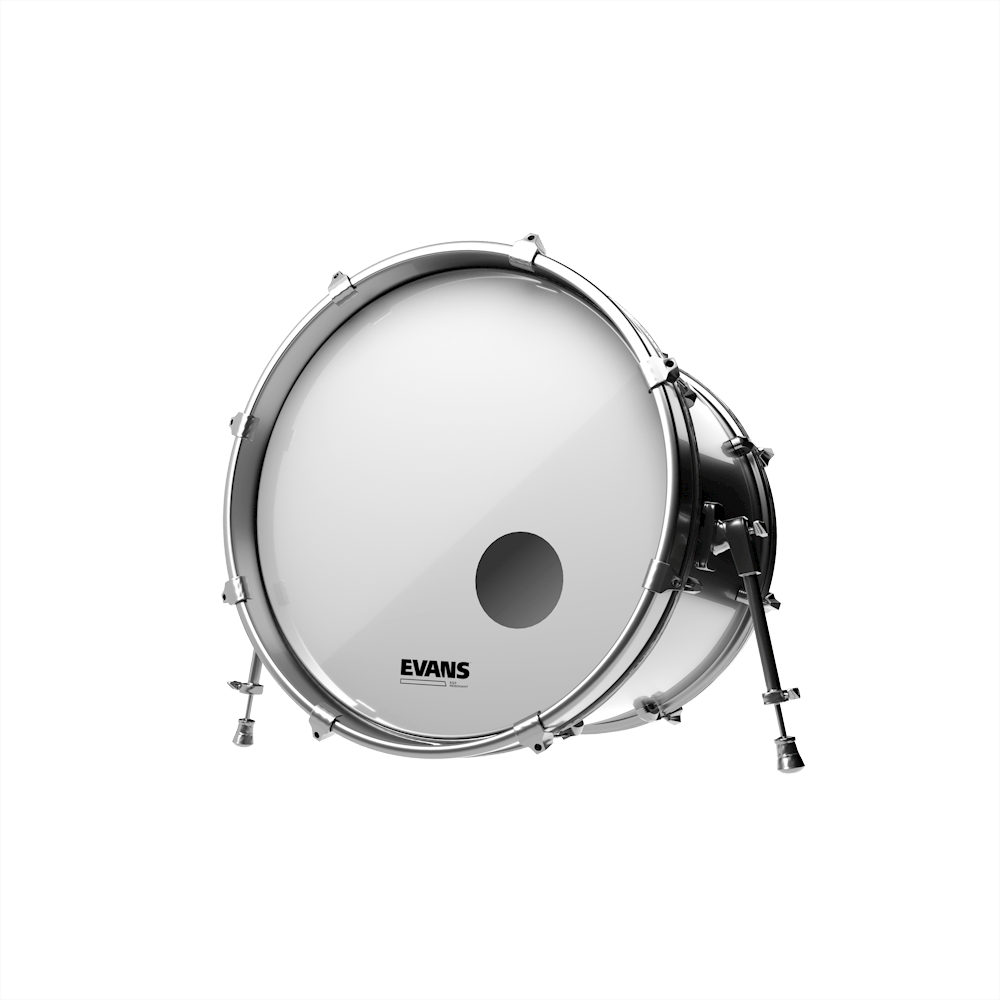 EVANS EQ3 RESONANT SMOOTH WHITE BASS DRUM HEAD, 20 INCH - Joondalup Music Centre