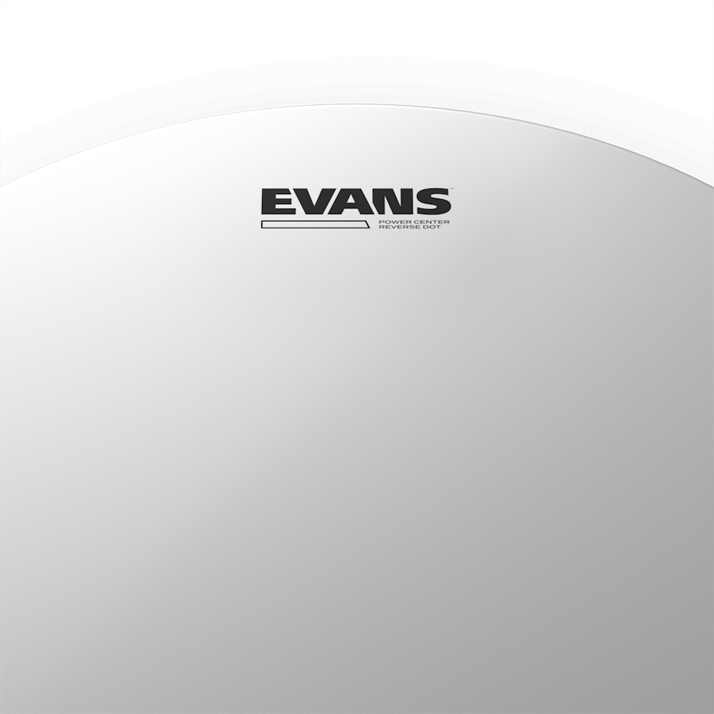 EVANS POWER CENTER REVERSE DOT DRUM HEAD, 13 INCH - Joondalup Music Centre