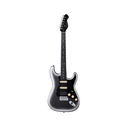 Mooer GGW MSC-10 Pro Electric Guitar - Dark Silver - Joondalup Music Centre