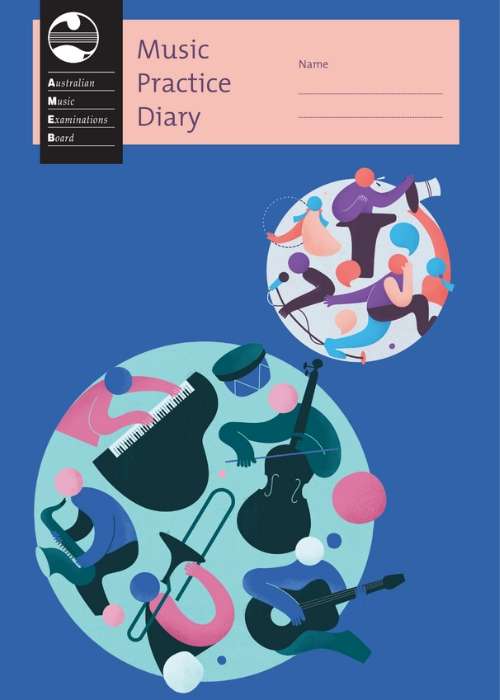 AMEB Music Practice Diary Azure