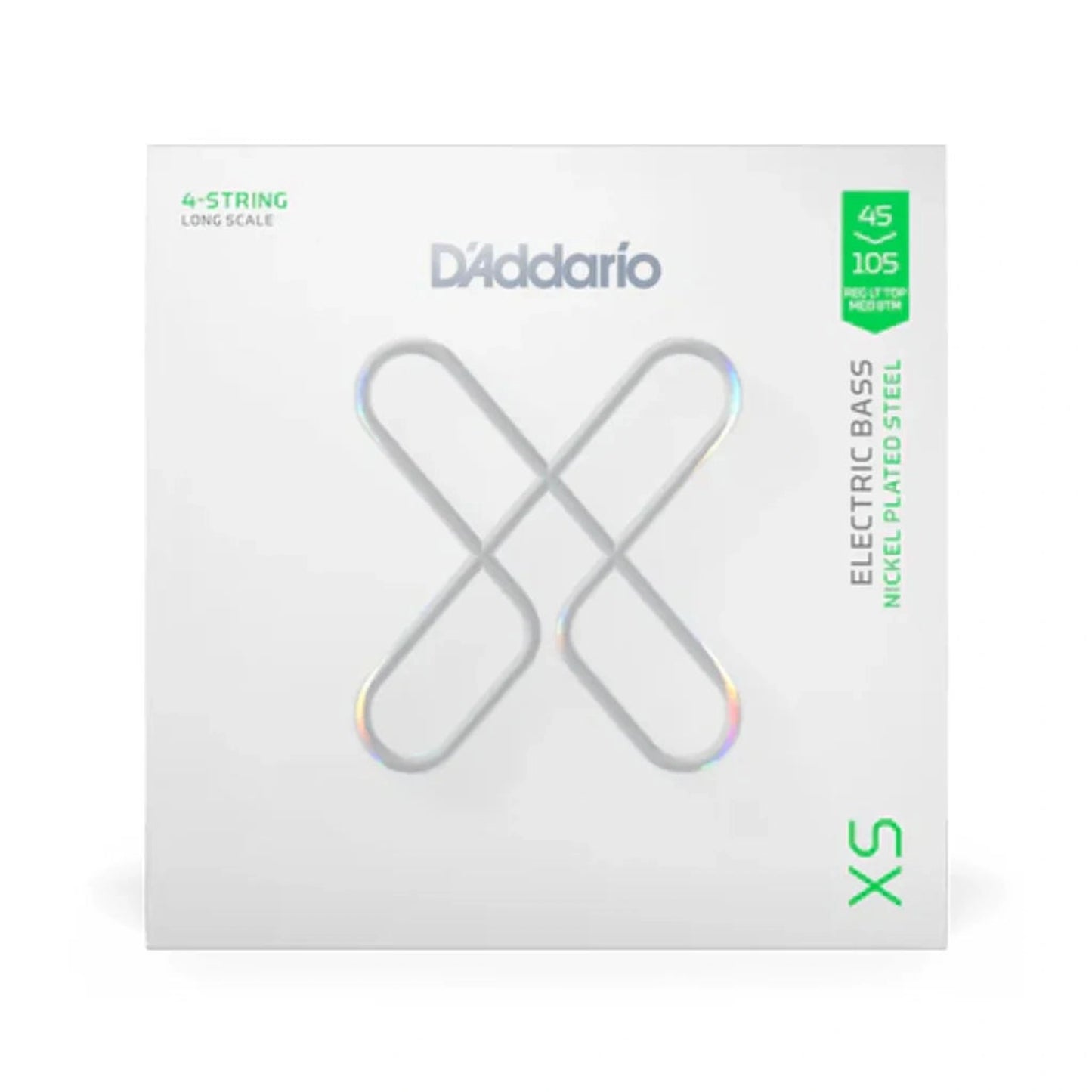 D'Addario XSB45105 XS Nickel Electric Bass Guitar Strings - 045-105