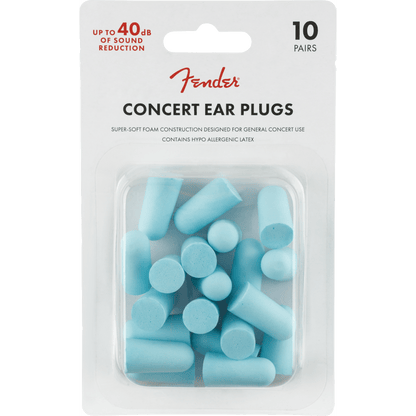 Fender Hearing Protection - Concert 10 Pair - Daphne Blue - Joondalup Music Centre