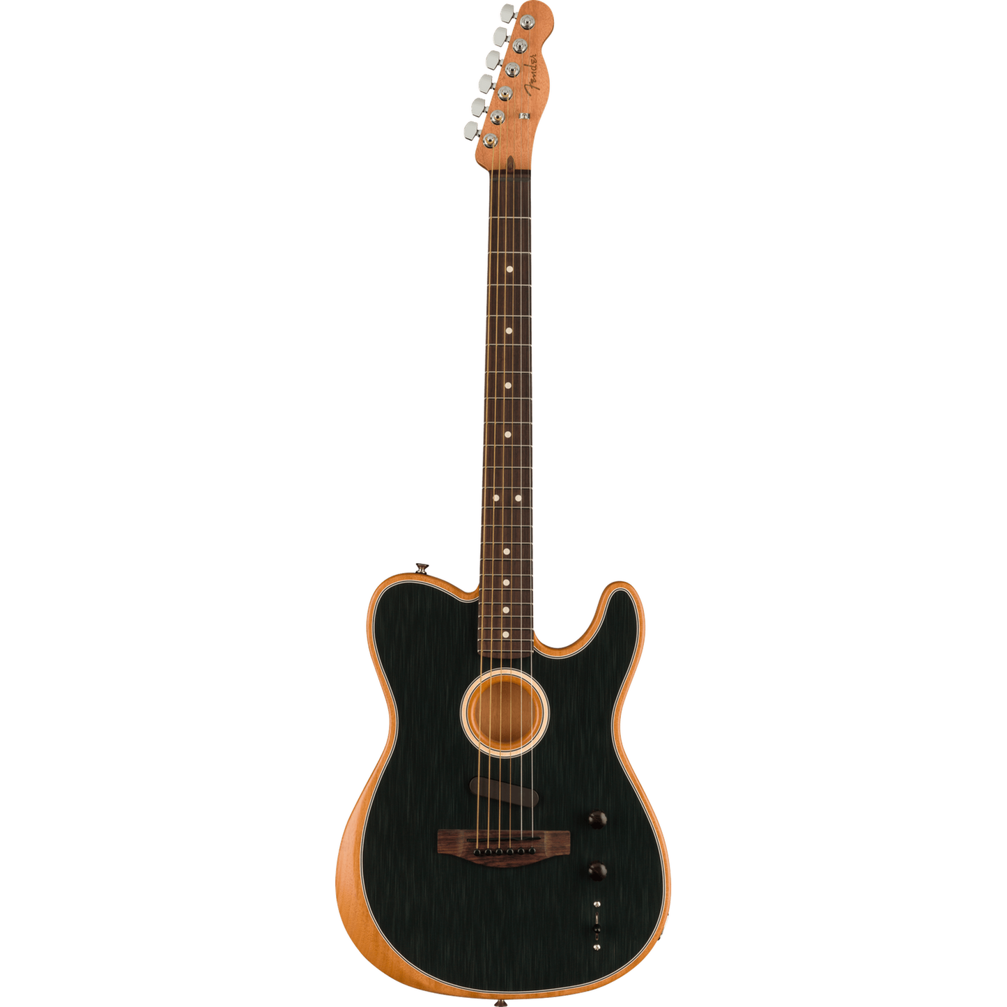 Fender Acoustasonic Player Telecaster Hybrid Acoustic Guitar - Brushed Black