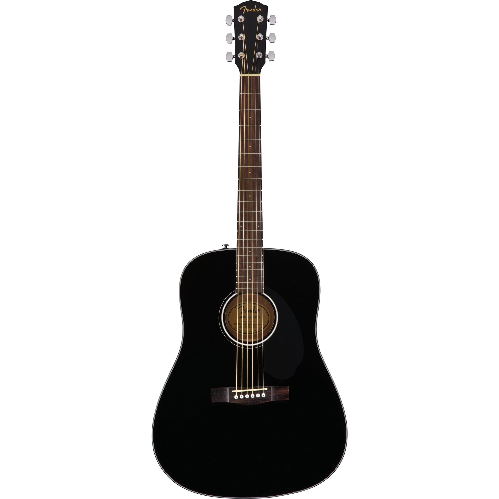 Fender CD-60S Acoustic Guitar - Black - Joondalup Music Centre