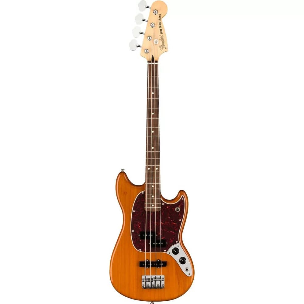 Fender Player Mustang PJ Bass Aged Natural - Joondalup Music Centre