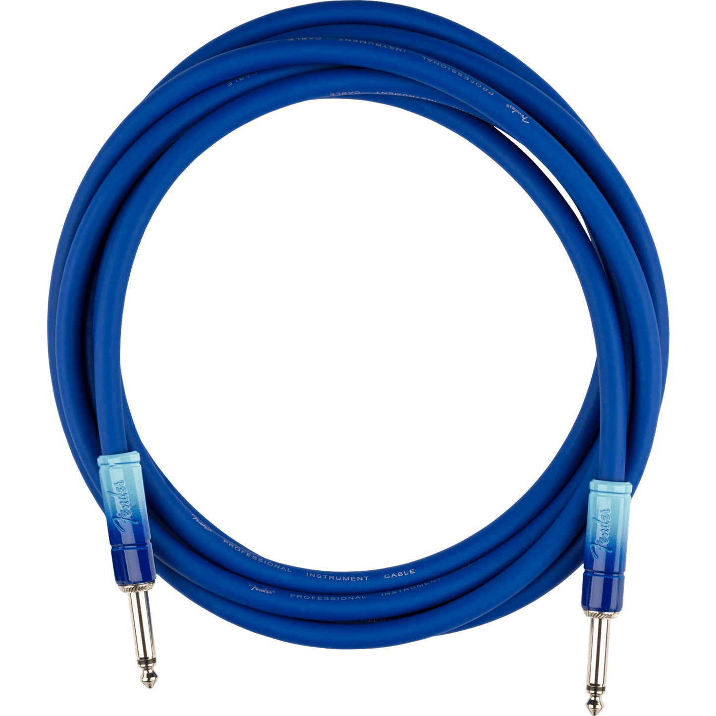 Fender Ombre Instrument Cable 10ft - Belair Blue - Joondalup Music Centre