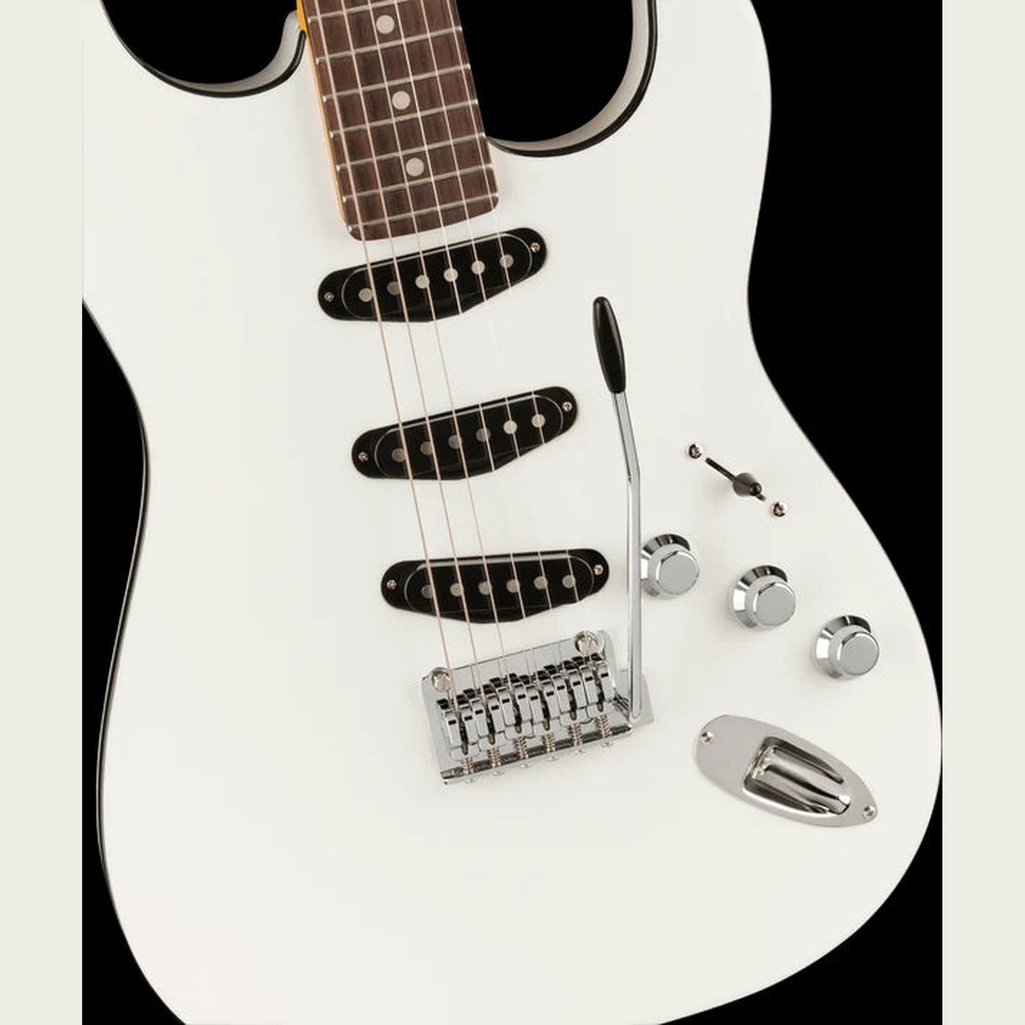 Fender Aerodyne Stratocaster Electric Guitar - RW - Bright White - Joondalup Music Centre