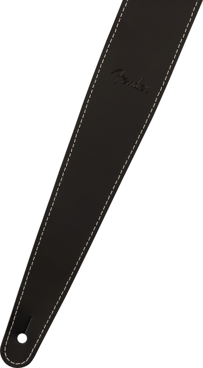 Fender Essentials Leather Strap Black - Joondalup Music Centre