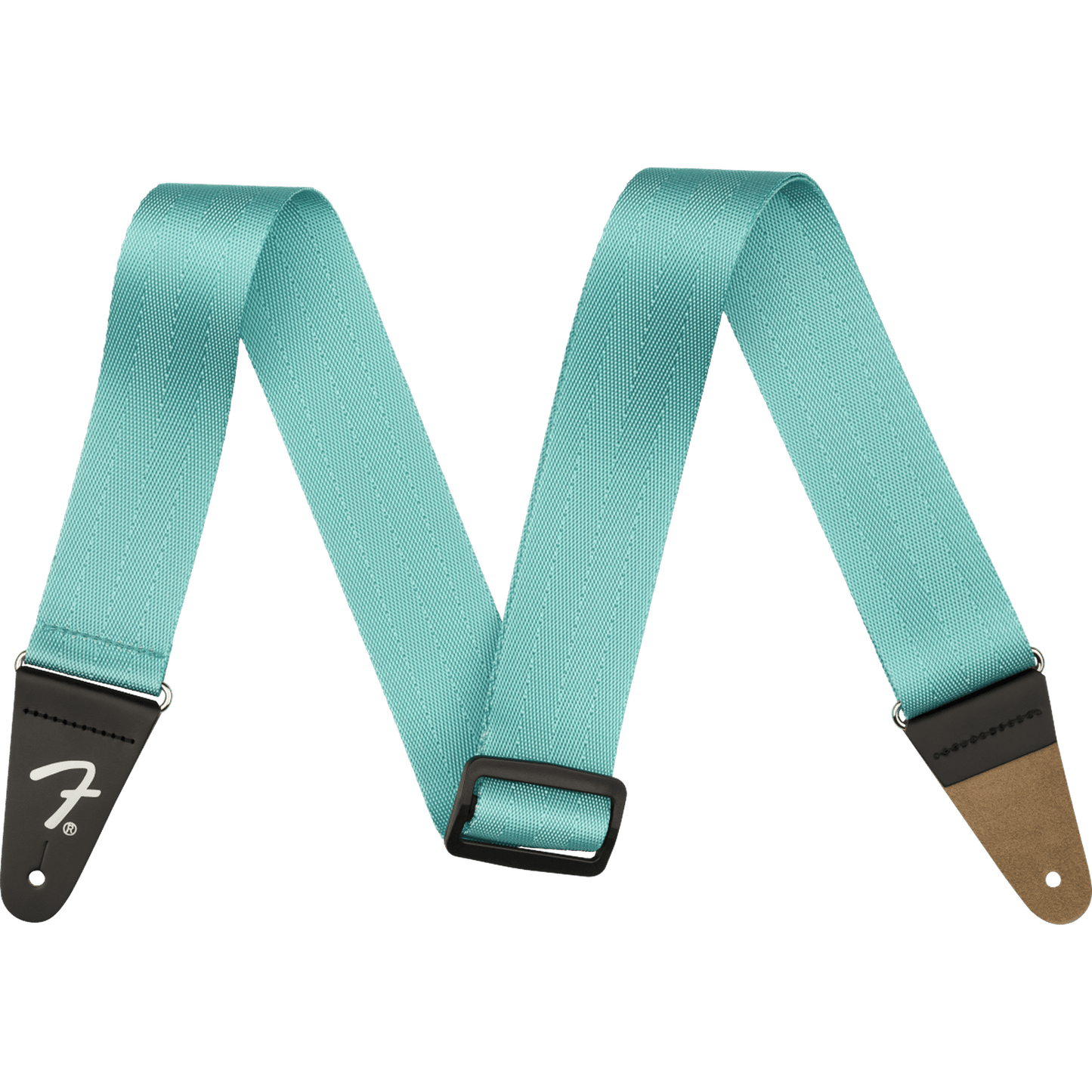 Fender American Pro Seatbelt Strap - Miami Blue - Joondalup Music Centre