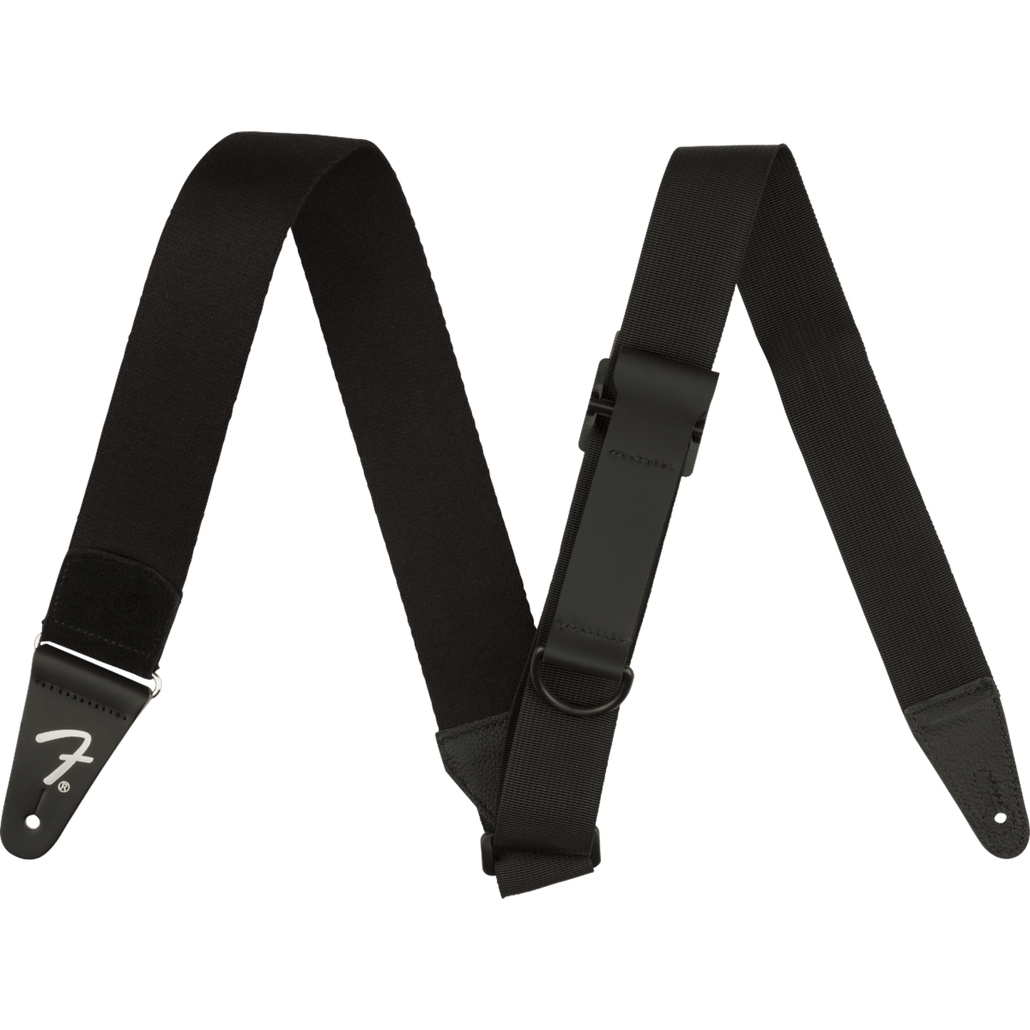 FENDER RIGHT HEIGHT RAYON STRAP BLACK - Joondalup Music Centre