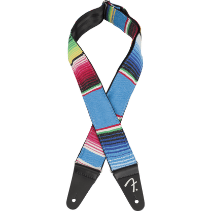 FENDER SERAPE STRAP BLUE MULTI - Joondalup Music Centre