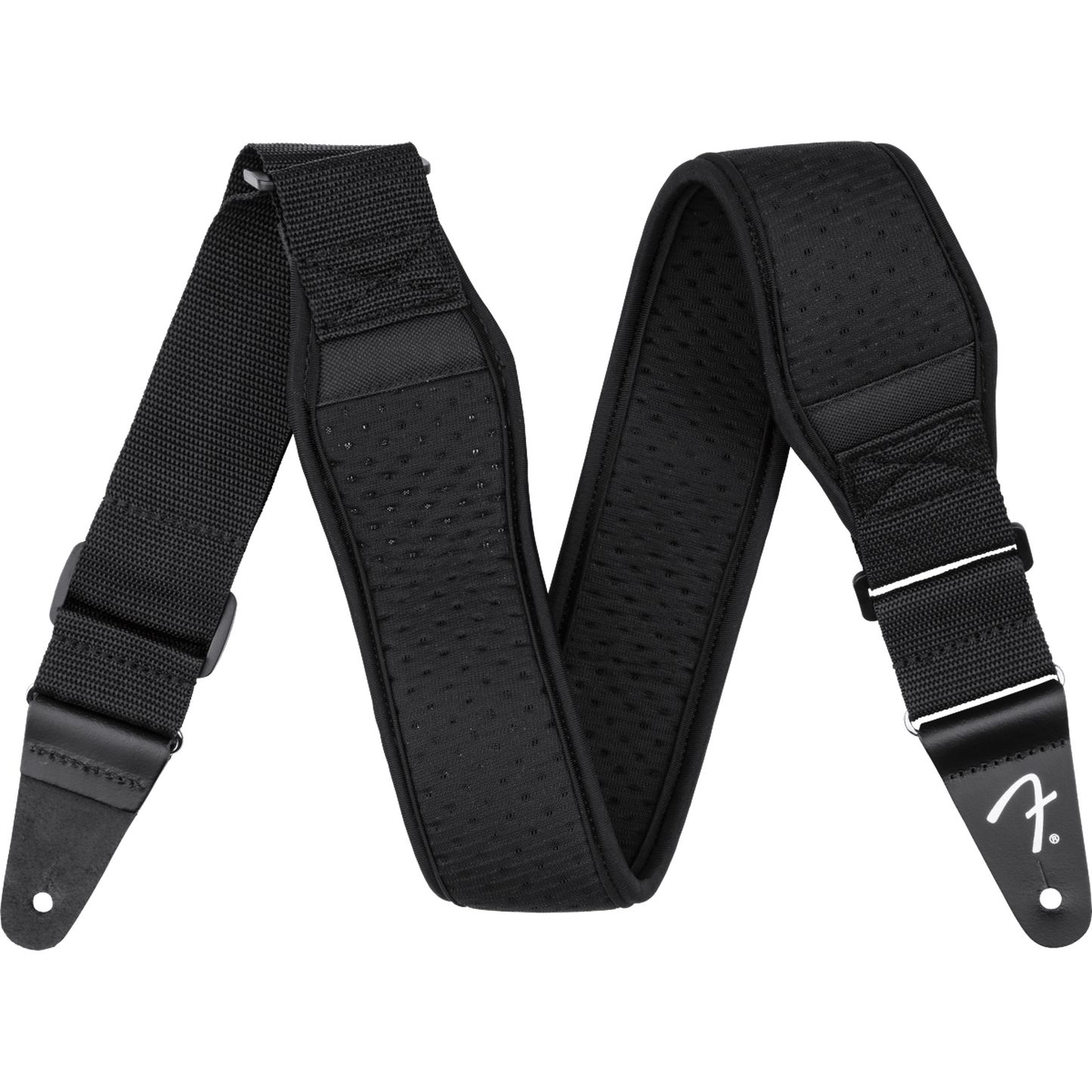 FENDER SWELL NEOPRENE STRAP BLACK - Joondalup Music Centre