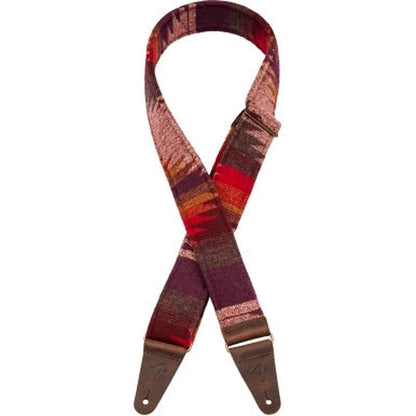 FENDER ZION GUITAR STRAP - PURPLE AZTEC - Joondalup Music Centre