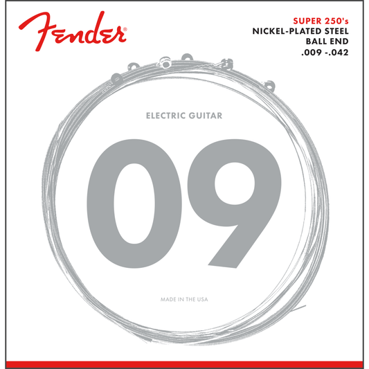 Fender 250L Electric Guitar Strings - 9-42 - Joondalup Music Centre